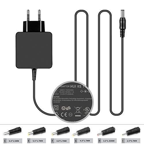 HKY 15V 2.9A Adaptador Cargador Universal para Sony SRS-X55 SRSX55 SRSX55/BLK SRS-BTX500 SRSBTX500 AC-E1525 AC-E1525 & ACE1530 AC-E1530, 1-492-282-11, Estacion de Carga energia BeoPlay A3 A2