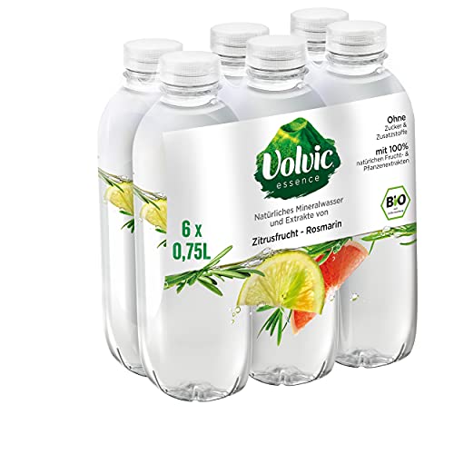 Volvic Essence Zitrusfrucht-Rosmarin EINWEG (6 x 0,75 l)