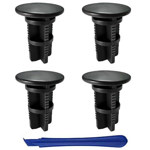 Mülltonnenschloss, 4x Mülleimerschloss Ohne Bohren Mit Brechstange, Schwerkraftschloss Mülltonne, Schloss Für Mülltonne, Mülltonnenverriegelung, Blau