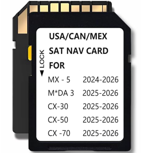 2025 2026 Latest Navigation Memory Card GPS Map KR9D66EZ1B Fit for Maz*da 3Cx-30 Cx50 CX50 Hybrid CX70 (2025 2026) MX-5(2024-2026)