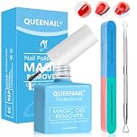 1 Pcs Gel nail Polish Remover,Fast gel polish remover,Professional Gel polish Remover,with Nail File & Nail Polish Scraper,Quickly Removes within 3-5 Minutes,Easy to use,Blue
