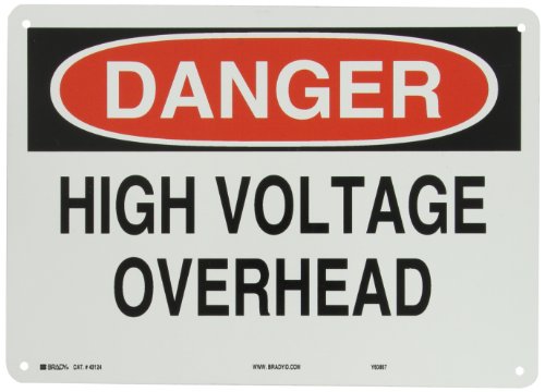 Panneau Danger Haute Tension Overhead Électrique pour Zone Industrielle