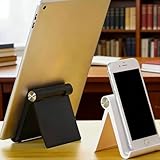 Portable Mobile Holder Mount Phone Holder Stand Desk Cell Phone Holder Stand Mobile Smartphone Support Tablet Stand for iPhone (Black)