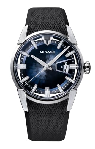 MINASE時計 DIVIDO ラバーベルトタイプ(VM14-RBKGBL-SSD) [F11904]
