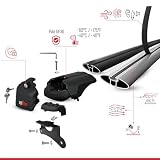apline Kompatybilny z Jeep Compass (MP552) 2017-2025 Bagażnik dachowy z poprzeczkami typu ACE-2 Czarne aluminiowe belki