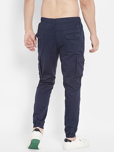 Image of SAPPER Men's Slim Fit Cotton Joggers
