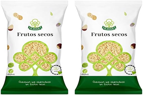 El Nogal Frutos Secos Granito de Almendra Bolsa 1000 g (Paquete de 2)