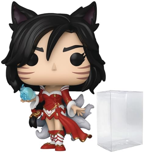 POP Games: League of Legends - Ahri Funko Vinyl Figure (Bundled with Compatible Box Protector Case), Multicolor, 3.75 inches