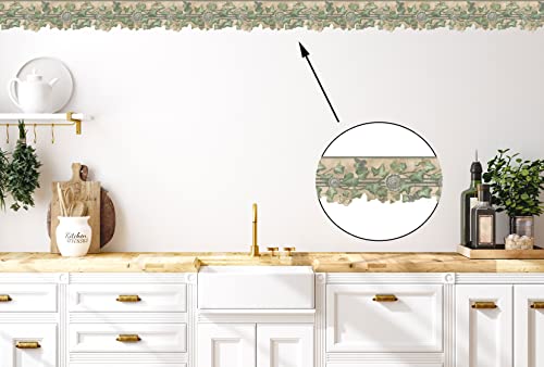 Concord Wallcoverings ™ 75870 KA DC Wallpaper Border Vintage Pattern Ivy Butterflies Gypsum Decorations thumb #2