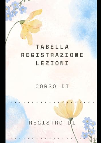 Tabella registrazione lezioni