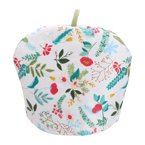 Funda de té hecha a mano uxcell textil aislante de algodón multicolor premium 2