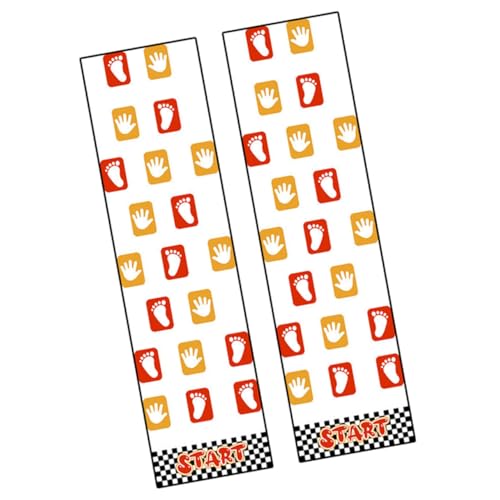 WHAMVOX 6 hojas Pegatinas de Suelo para de y Pies PVC para Decoración Infantil y Aulas para Guardería y Habitación Infantil