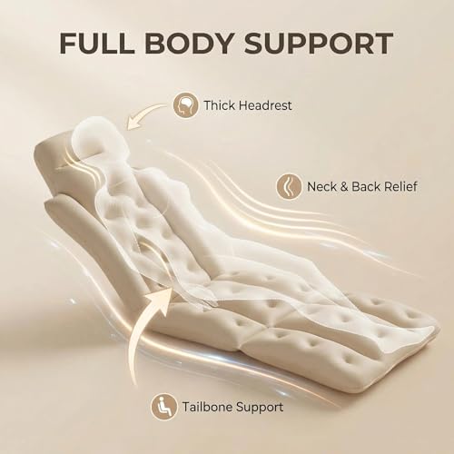 Full Body Bath Pillow for Bathtub, Thick & Luxury Bathtub Cushion with 144 Suction Cups, Bathtub Pillows for Head & Neck, Back Support, Ideal Bath Accessories for Women' Gifts Spa, Soaking, Tub — view 4