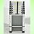 Telescoping Ladder 16.5FT Aluminum Lightweight Extension Collapsible Compact Ladder Adjustable Height 5M Attic Ladder Easy to Carry for Home Use Roof RV Outdoor EN131 Safe Standard 330lb Max Load