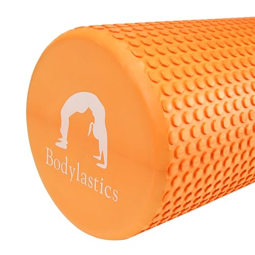 Image of Bodylastics Foam Roller (45 x 15 cms) for Deep Tissue Massage, Relief from Sore Muscles Pain, Pre & Post Exercise Fitness Workout Sessions