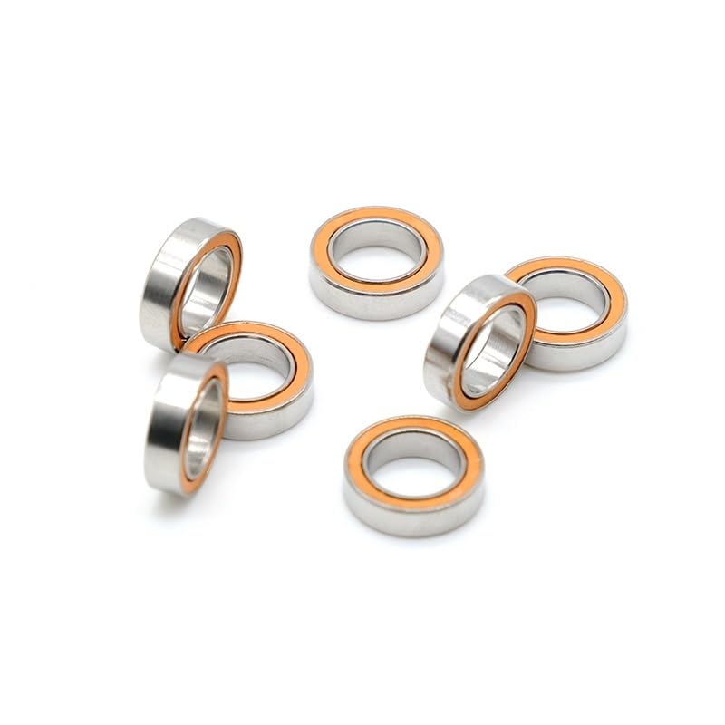 10Pcs 7X11X3 SMR117-2RS Stainless Steel Ceramic Bearing 440C Without Grease