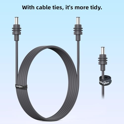 Image of Starlink Mini Power Cable 6FT /2M, DC5521 Male to Male, Waterproof Mating - Replacement Starlink Mini DC Power Cable