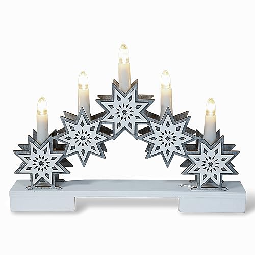 St Helens Wood LED Christmas Candle Bridge