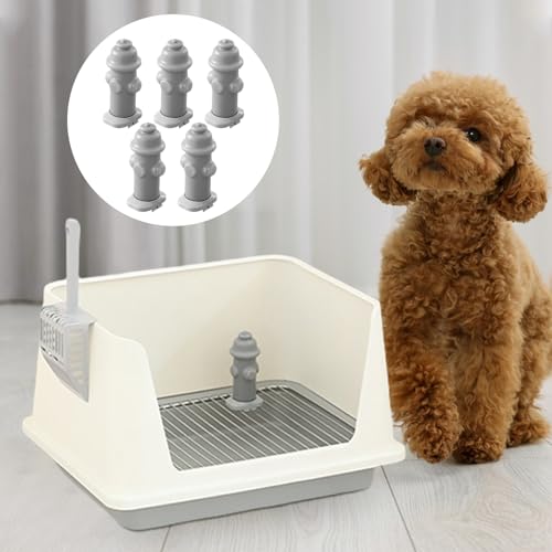 NevPuose Hundetoilette Für Die Wohnung | 5X Welpen Stubenreinheit Trainingshilfe,Tragbare Urin-Toilette Für Welpen Im Haushalt Garten Rasen & Draußen