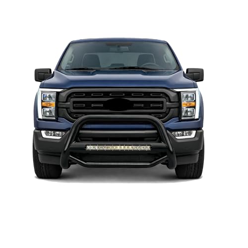 Image of Black Horse MAX Beacon Bull Bar No Skid Plate Black Compatible with 2003-2017 Expedition|2004-2026 F-150 (Excl. Heritage Edition and 10-14 F150 Raptor Models)|2003-2017 Lincoln Navigator-MAB-FOF1B