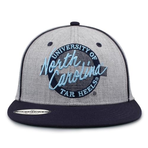 The Game NCAA Licensed North Carolina Tar Heels Flat Brim Snapback Hat University of North Carolina Game Day Hat