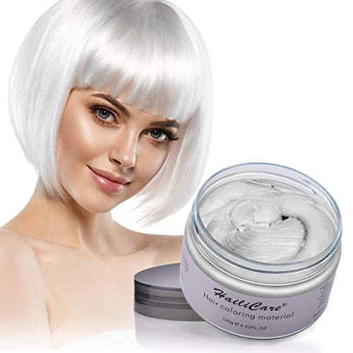 Temporary Hair Color Wax, HailiCare Disposable Hair Dye, Hairstyle Coloring Cream for Party