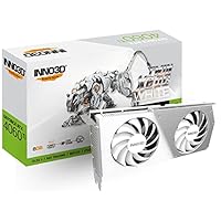 Inno3D Nvidia GeForce RTX 4060 Ti Twin X2 OC White 8GB GDDR6 Graphics Card