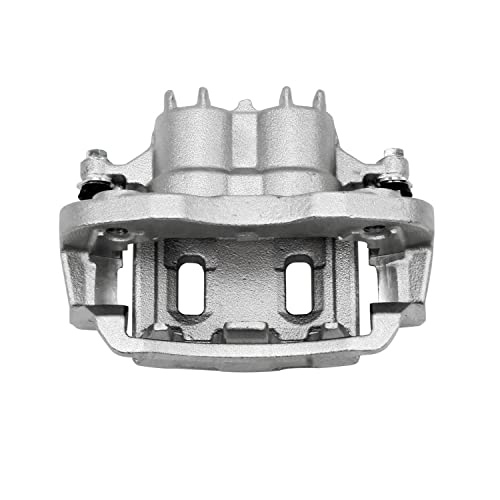 Image of Detroit Axle - Rear Ceramic Pads Right Brake Caliper Replacement for 2000-2004 Ford Excursion F-250 F-350 Super Duty - 3pc Set
