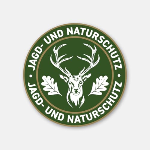 Jagd Auto Aufkleber Hirsch - für Jäger & Jägerinnen Premium-Aufkleber,...
