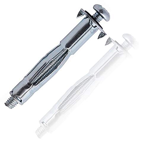 Molly - Tasselli per fissaggio a parete cava, in metallo, cavità, cartongesso, 10 pezzi