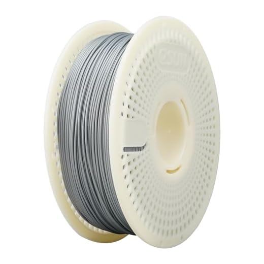 eSUN Basic PLA Refilament 1.75mm and Upgarded eSpool+ Set, Reusable and Removable Filament Spool Replacement with 3D Printer Refill Basic PLA, 1KG Spoolless 3D Printing Filament, Silver