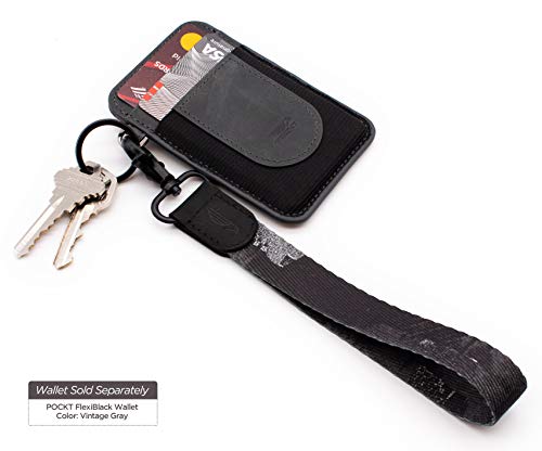 Image of POCKT Keychain Wristlet for Women and Men, Cute Wrist Lanyard for Keys, Short Key Chain Strap for Car Keys, Wallet, ID Badge & Phone | Smutch