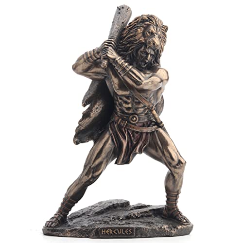 Estatua Polystone The Triumph of Hercules 10 in Bronce miniatura 2