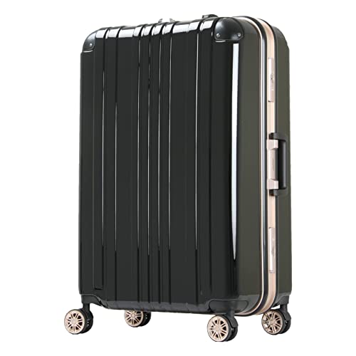 LEGEND WALKER Aluminum Frame Hardside Luggage, 28 inch, Black