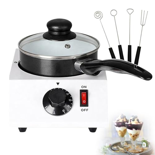 Máquina eléctrica fundidora de chocolate 40W con pote no adherente