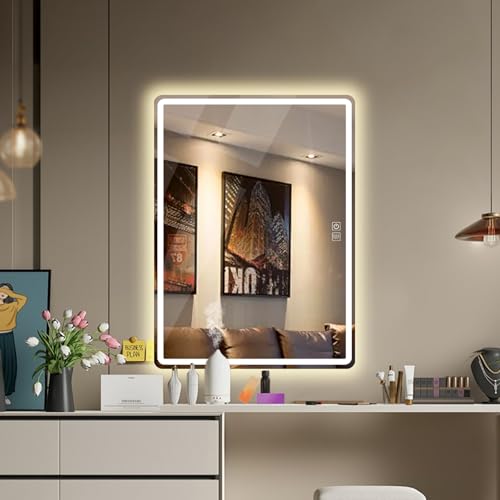 La Mejor Recopilación de Espejos , listamos los 10 mejores. 43 Dopwii Espejo para Baño, Espejo LED de Baño Cuadrado, Espejo de Maquillaje, 40 x 60 cm, Marco Iluminado, Pantalla Táctil con desempañado HD, Regulable 3 Colores, 4 mm Vidrio...