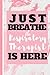 Produktbild Just Breathe The Respiratory Therapist Is Here: Pink Marble Funny Lined Notebook Journal With Blank Paper Pages To Write Thoughts & Ideas