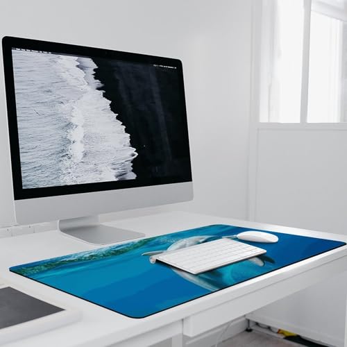Tapis de souris LED imperméable grand format contre les rayures - 6