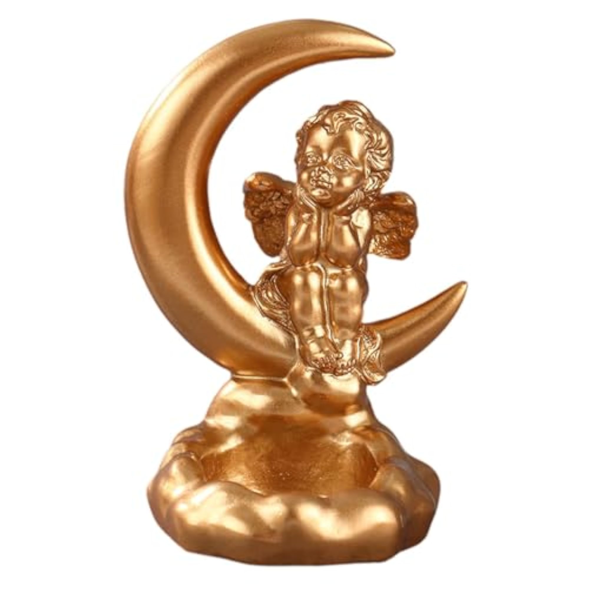 Angel Statue Tea Light Candle Holder for Tabletop Display