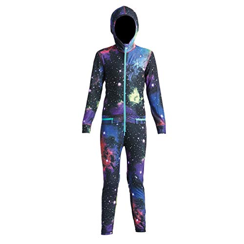 AIRBLASTER Unisex Youth Ninja Suit Hooded Outdoor One Piece Base Layer, Far Out, Small