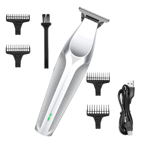 Cortapelos para corte de pelo - Silencioso de alta precisión y recargable,Máquina de pelo inalámbrica para hombre | Para Viaje, Camping, Viaje De Trabajo, Casa Salón Baño Principiantes P