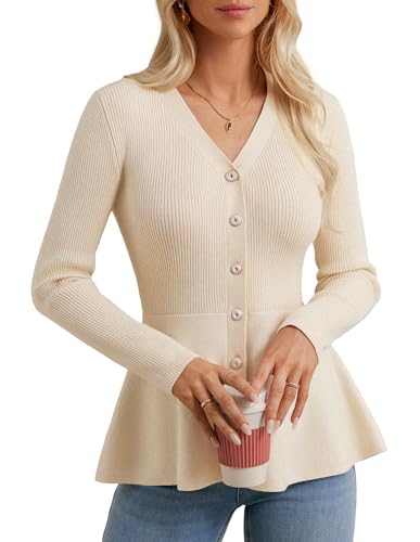 GRACE KARIN Women Long Sleeve Cardigan, Casual...