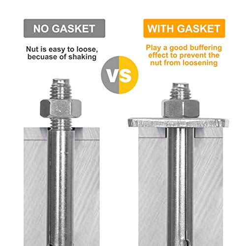 Rondelles carrées acier inoxydable 304 de haute précision dimensionnelle