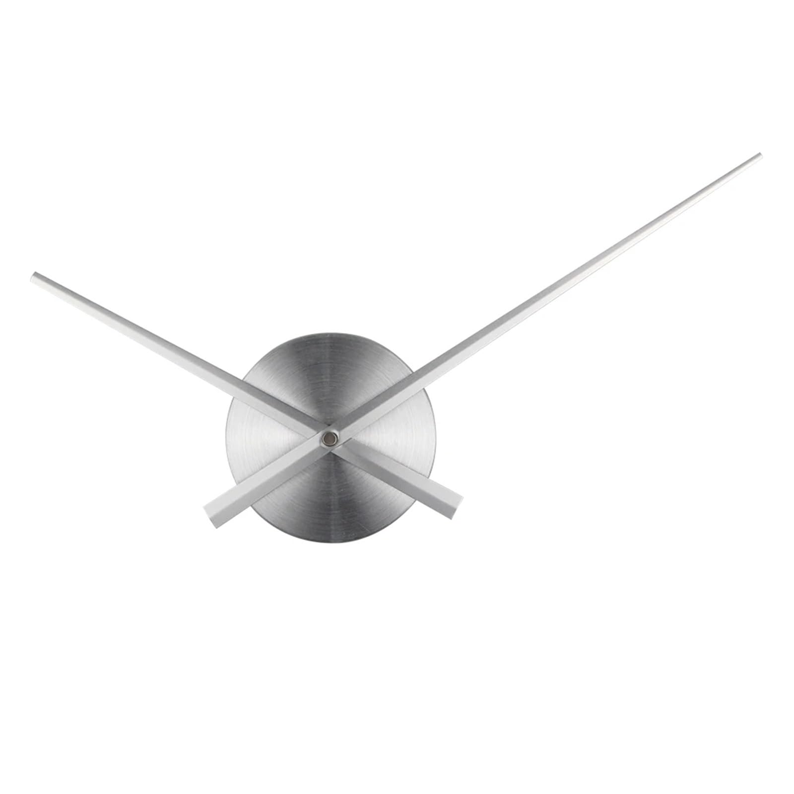 VFDVSWZSA Stylish wall clock, Brief DIY Large Clock Needles Quartz Mechanism Big Size Hour Hands Accessories For Sticker Modern Home Decor(T4651 Silver)