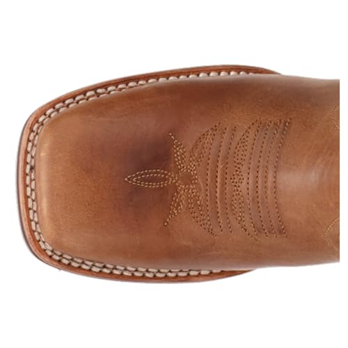 Dan Post Boots Womens Jillian Embroidered Square Toe Pull On Casual Boots Mid Calf Low Heel 1-2" - Brown4