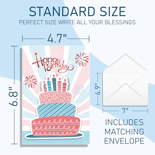 14-Pack Frelimiu 3D Handmade Birthday Cards w/ Envelopes 6.62 + Free Shipping w/ Prime or on 35+ + 40% Off Code 8JA88TZ7 - image 2