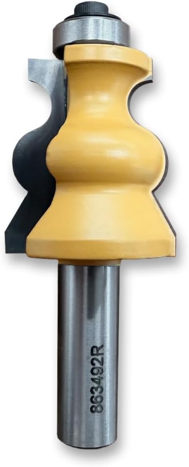 Sommerfeld Arch. Molding Profile Router Bit Woodworking Tool 1 3/8CD,1 1/2CL,3 1/2OL,1/2SH