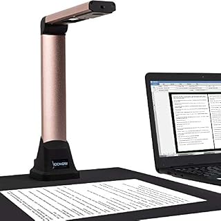 iOCHOW S500 Document Camera, Document Scanner for Teacher, Foldable & Portable, Up to A4 Professional Scanner with Multi-Language OCR, SDK & Twain Not Compatible with Mac OS
