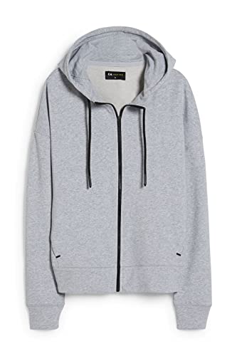 C&A Damen Hoody Sweatjacke Hoody sweatjacket Melange/Meliert Sweatshirts...