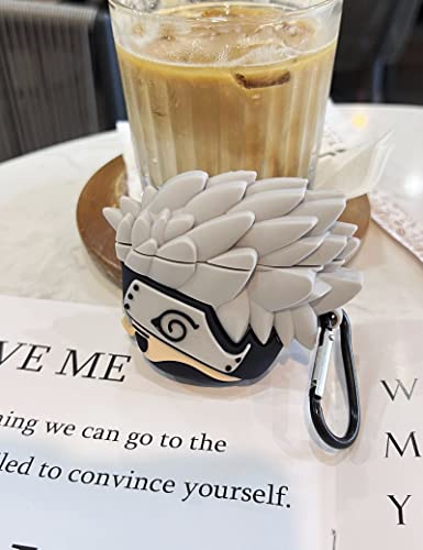 Cartoon Case Compatible For Apple Airpods 2/1 Anime Airpods Cute Case Cover 3D Slim Shockproof Silicone Shell Kawaii Funny Cover For Airpods (Airpods 2/1, Men) #TOP1